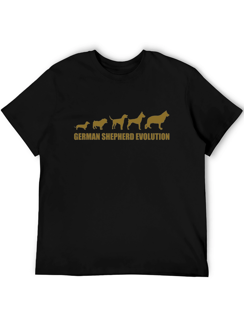 German Shepherd Evolution Graphic T-Shirt