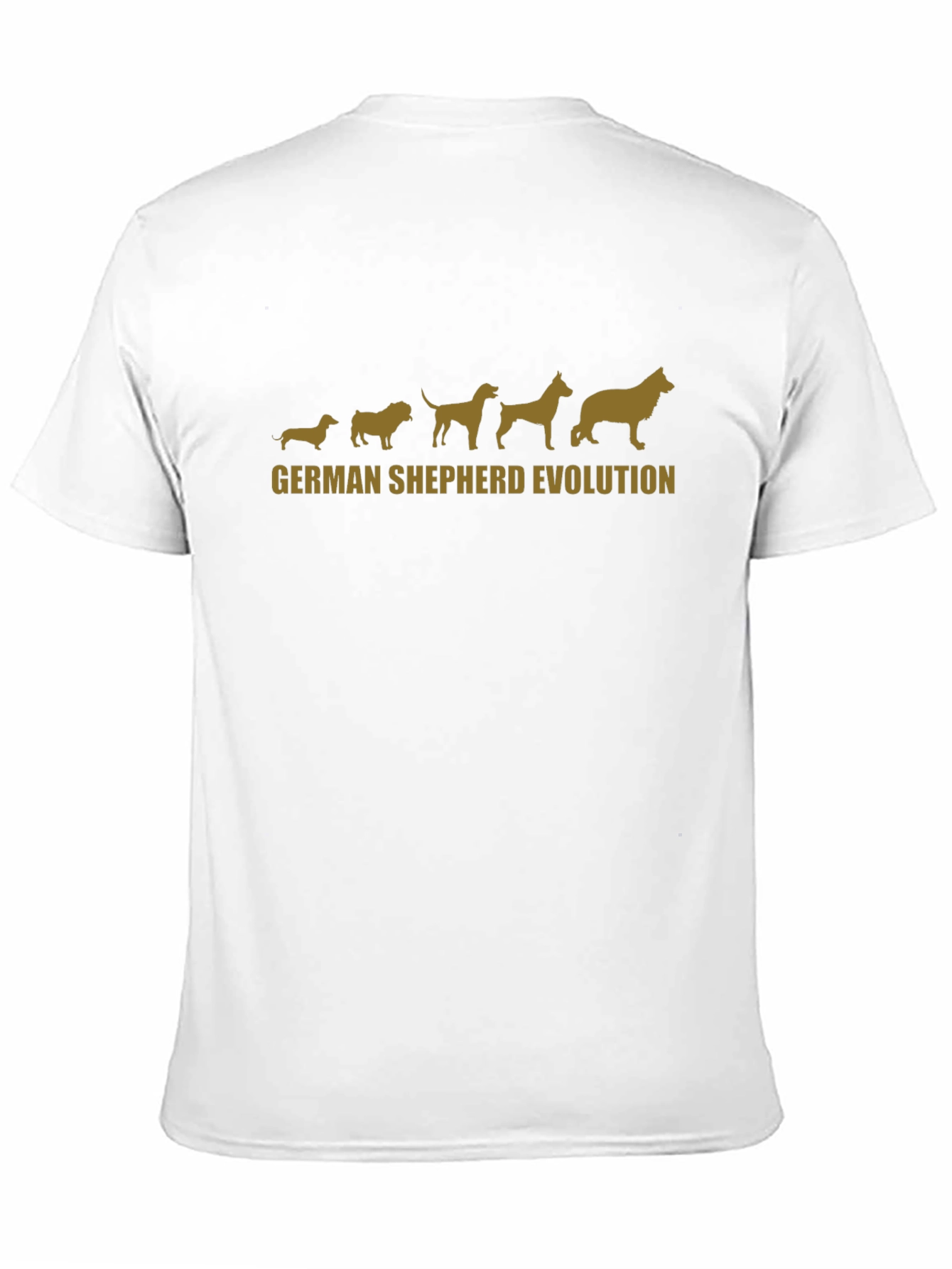 German Shepherd Evolution Graphic T-Shirt