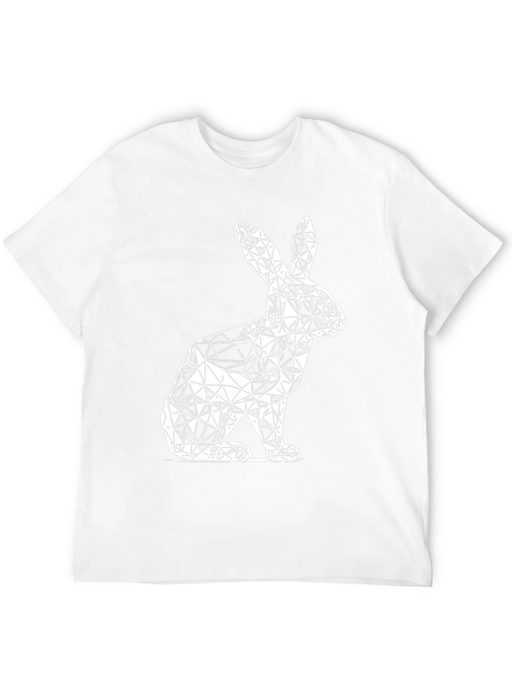 Geometric Rabbit Graphic T-Shirt