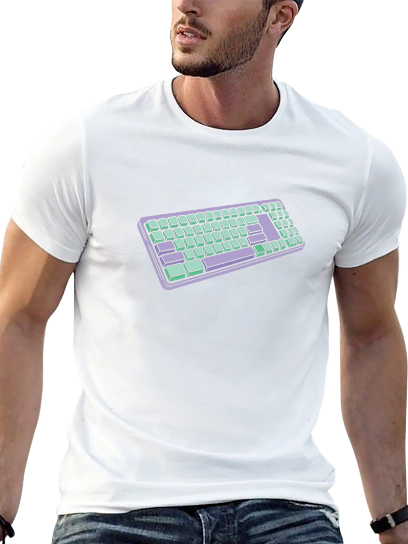 Keyboard T-Shirt - Retro Style