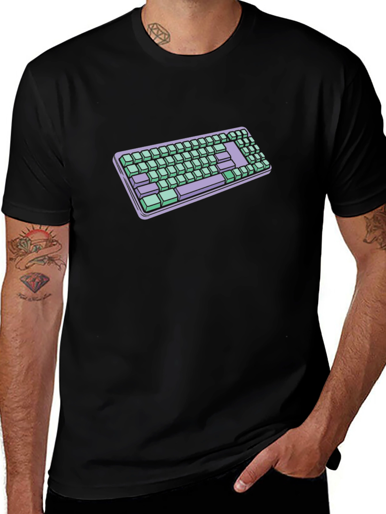 Keyboard T-Shirt - Retro Style