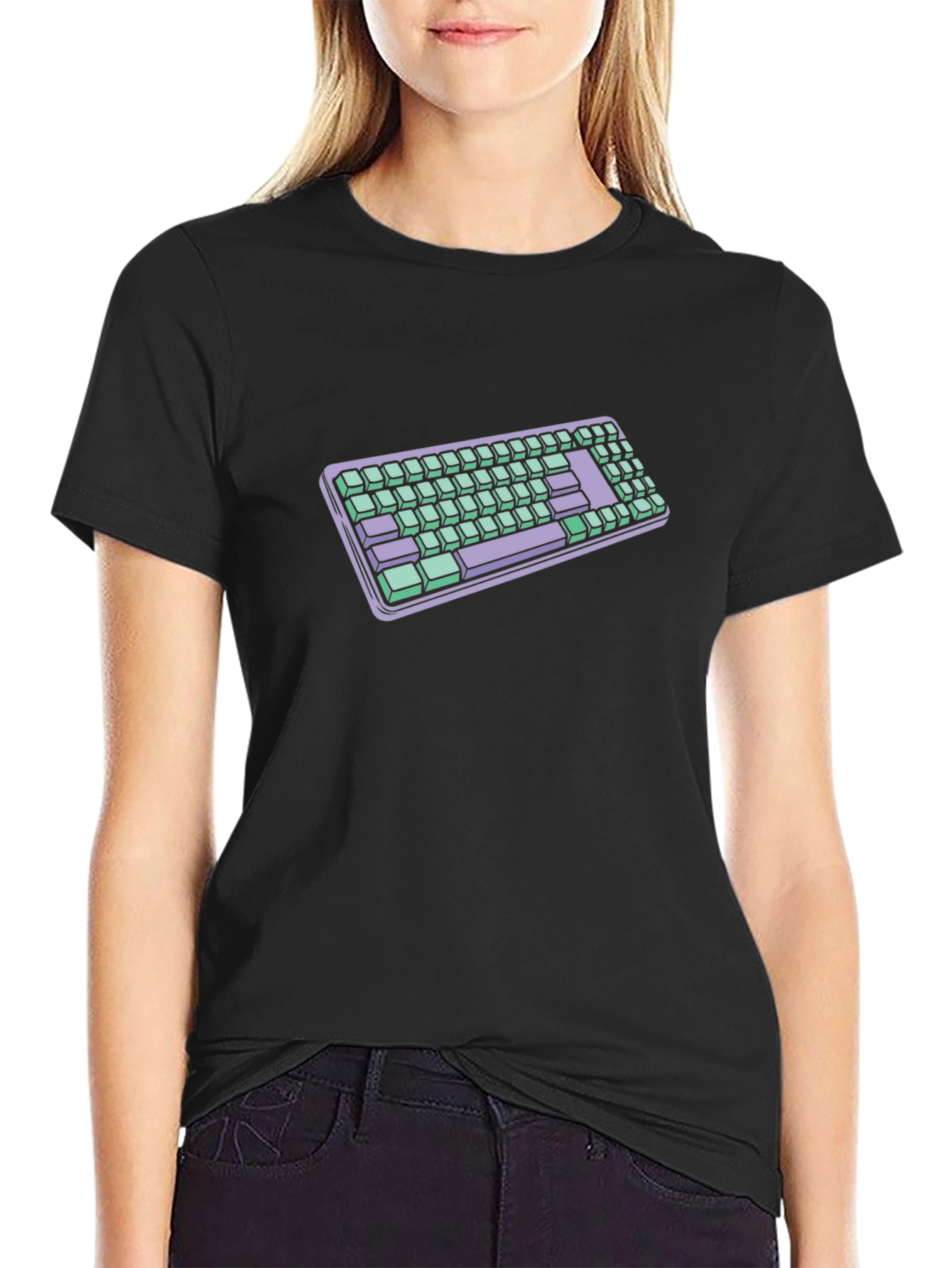 Keyboard T-Shirt - Retro Style