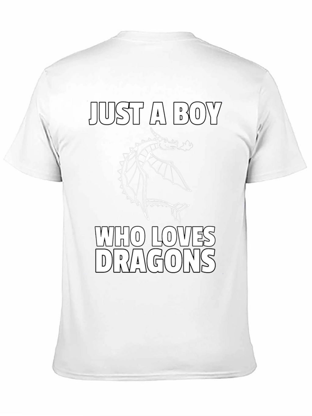 Boy Dragon Lover Graphic T-Shirt