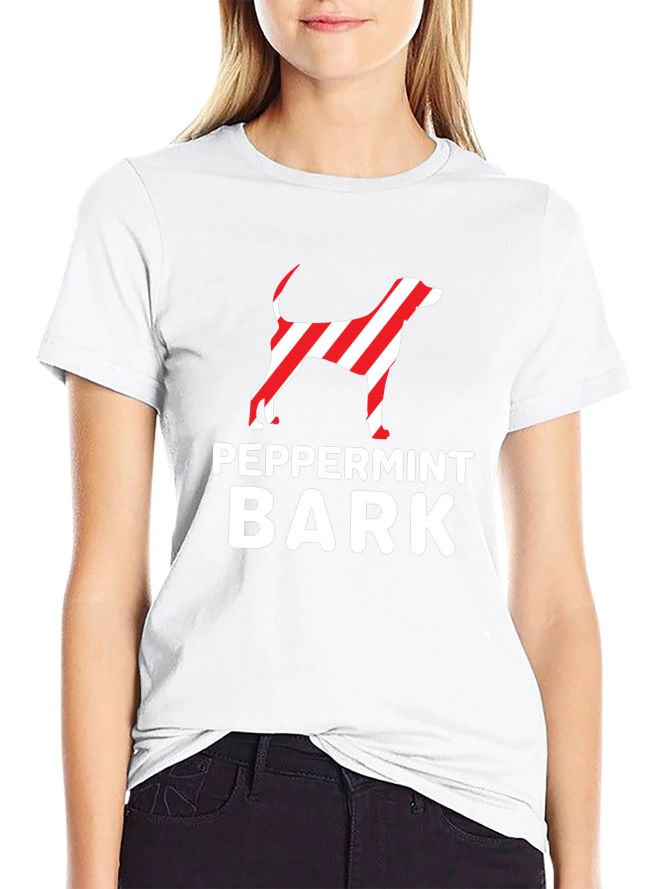 Peppermint Bark Dog Graphic Tee