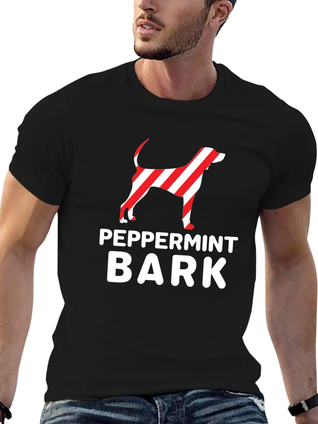 Peppermint Bark Dog Graphic Tee
