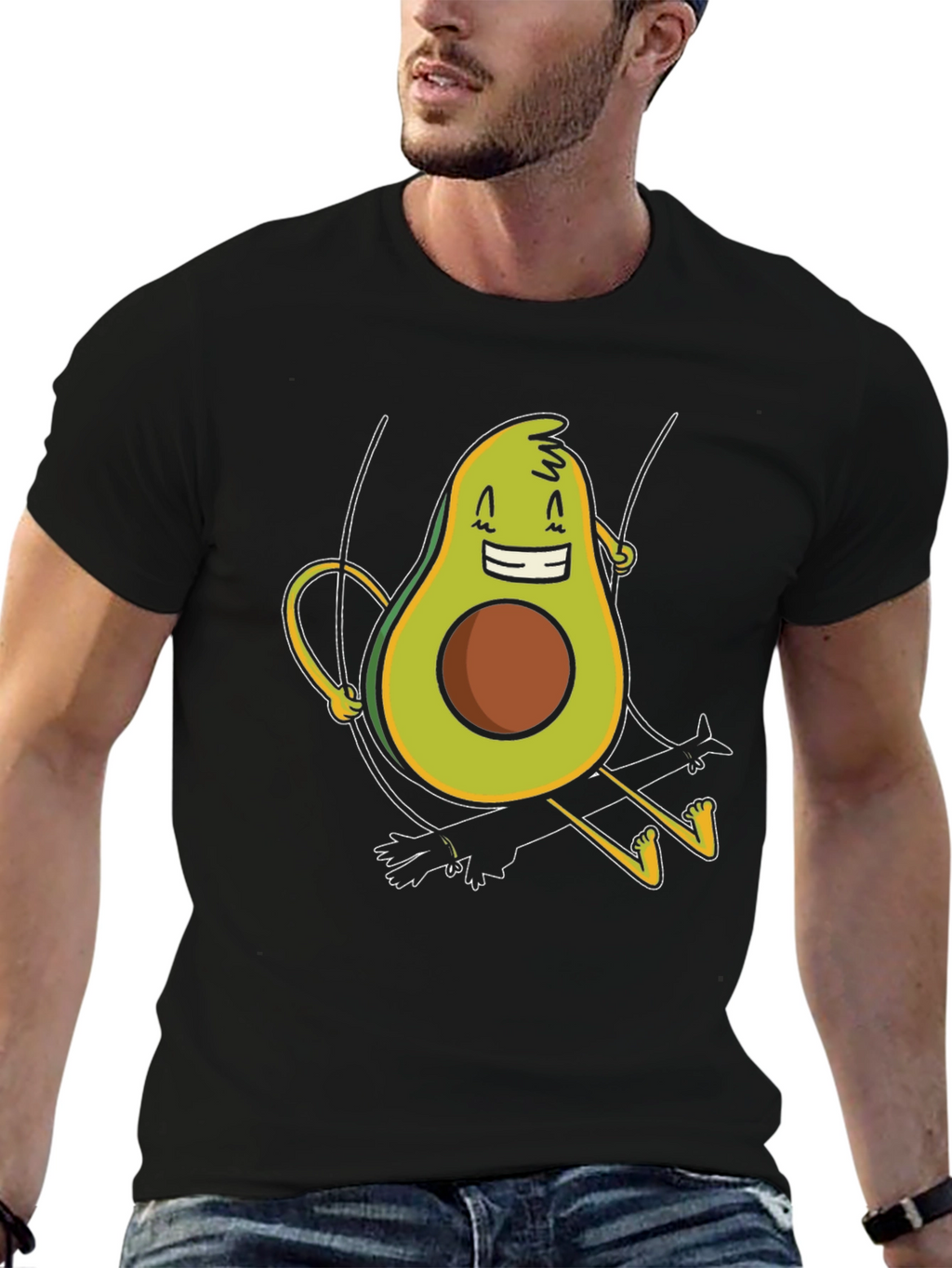 Avocado Swing T-Shirt - Fun Graphic Tee