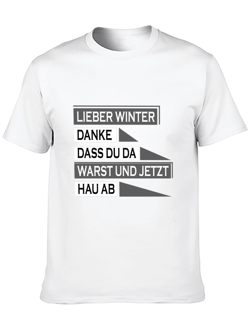 Lieber Winter T-Shirt - Funny German Saying Tee