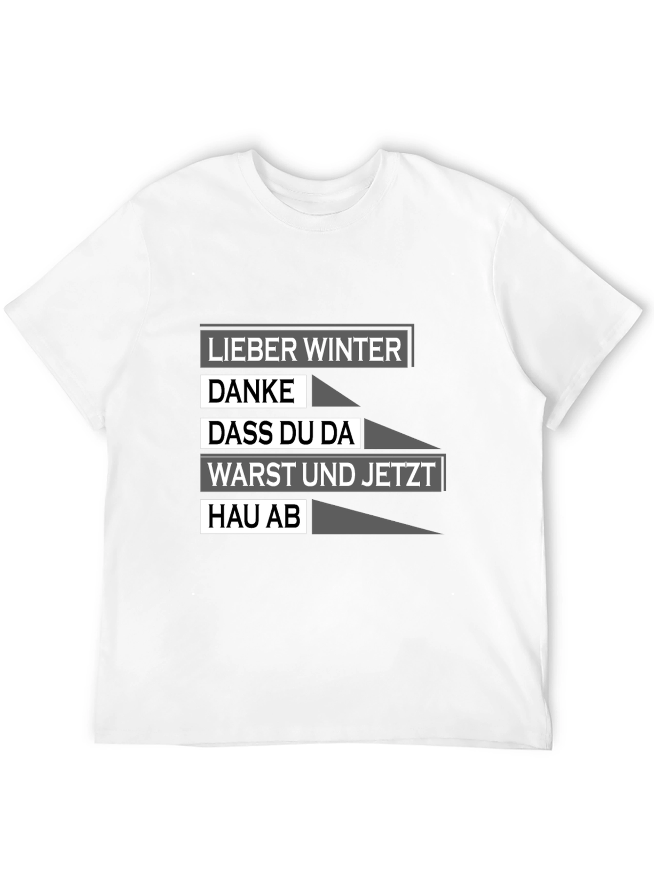 Lieber Winter T-Shirt - Funny German Saying Tee