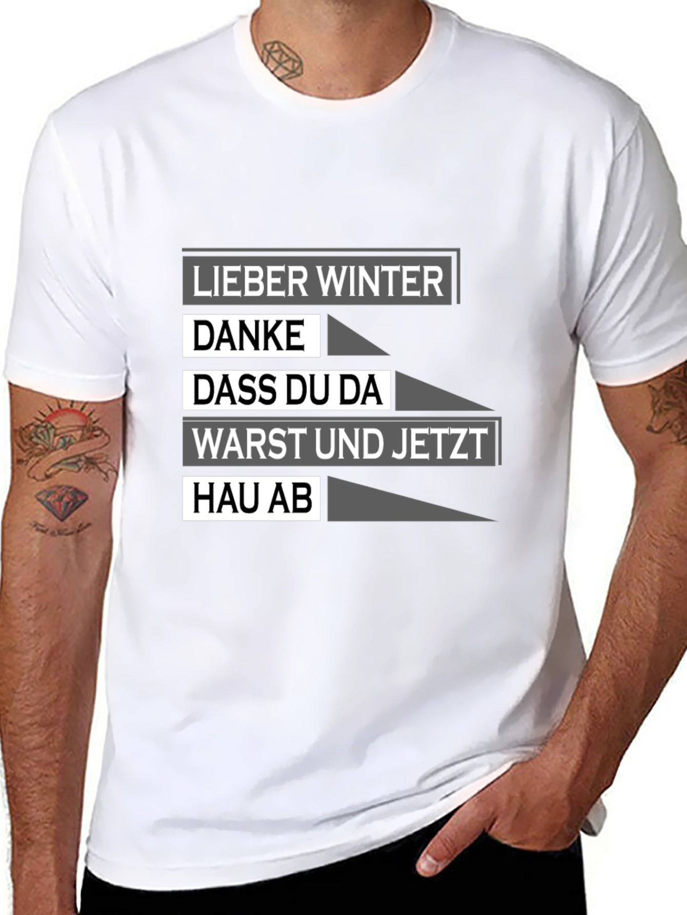 Lieber Winter T-Shirt - Funny German Saying Tee