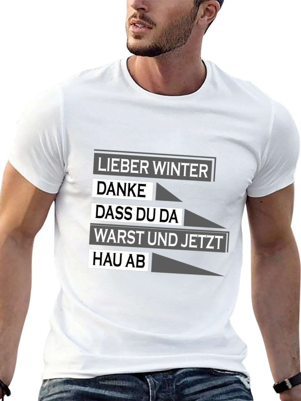Lieber Winter T-Shirt - Funny German Saying Tee