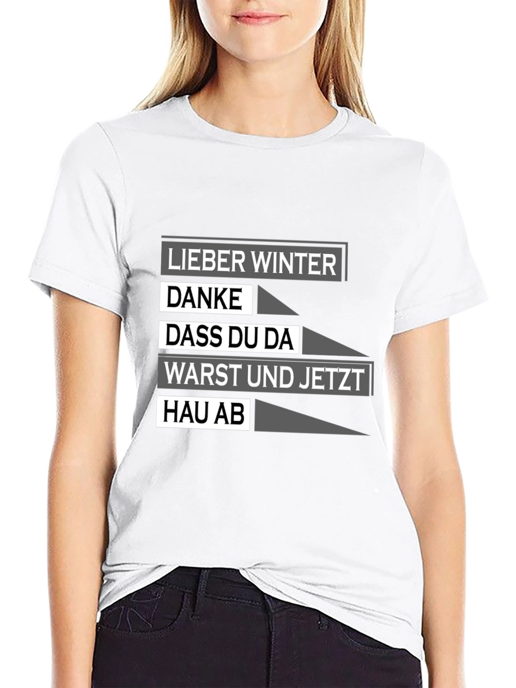 Lieber Winter T-Shirt - Funny German Saying Tee