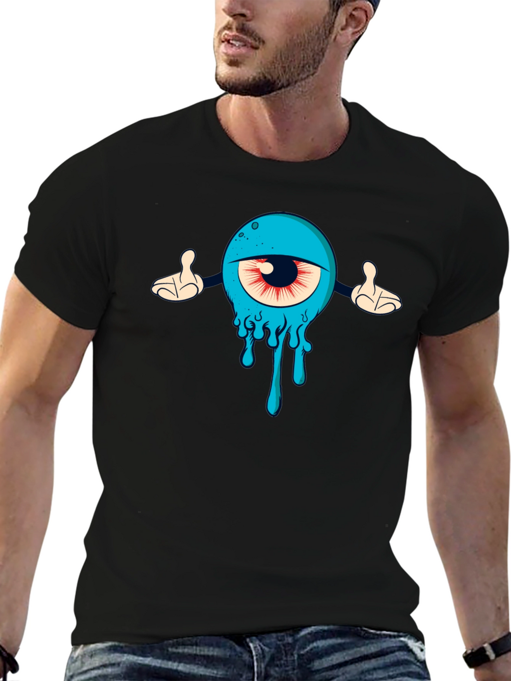 Eyeconic Graphic Tee - Black