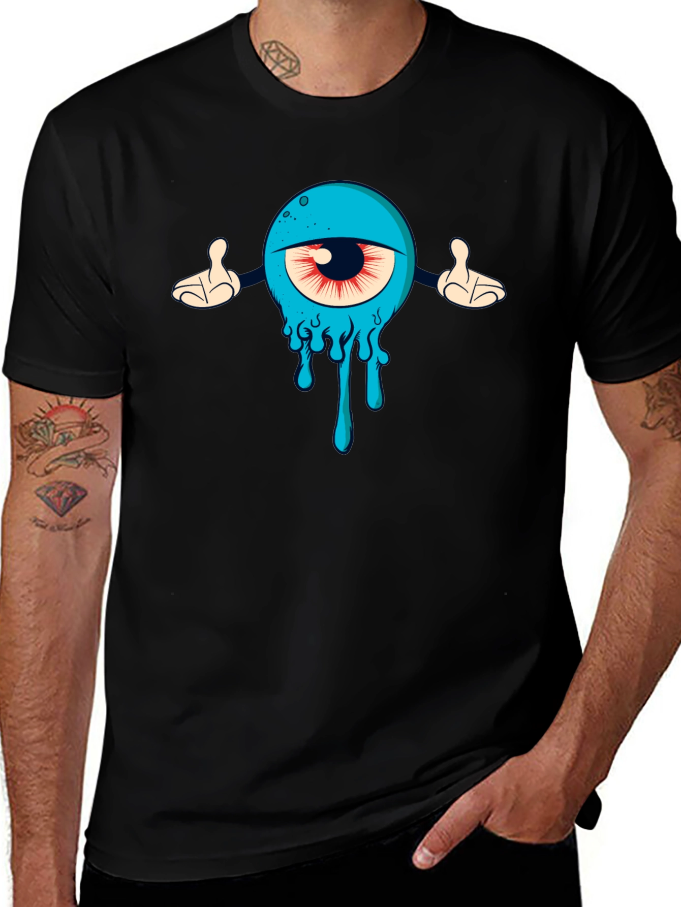 Eyeconic Graphic Tee - Black