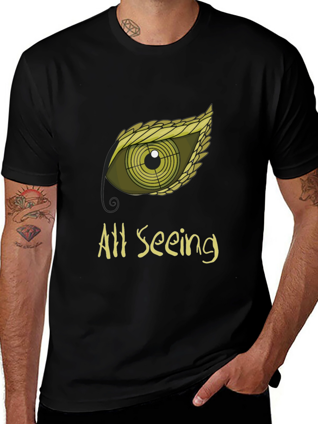 All Seeing Eye Graphic Tee - Unique Design