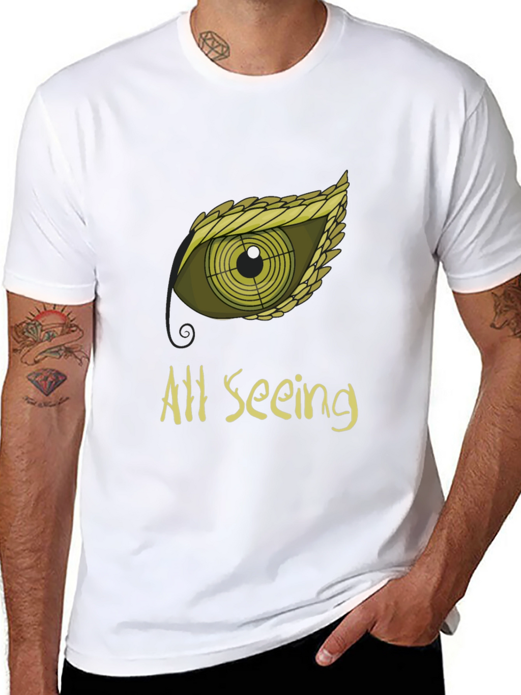 All Seeing Eye Graphic Tee - Unique Design