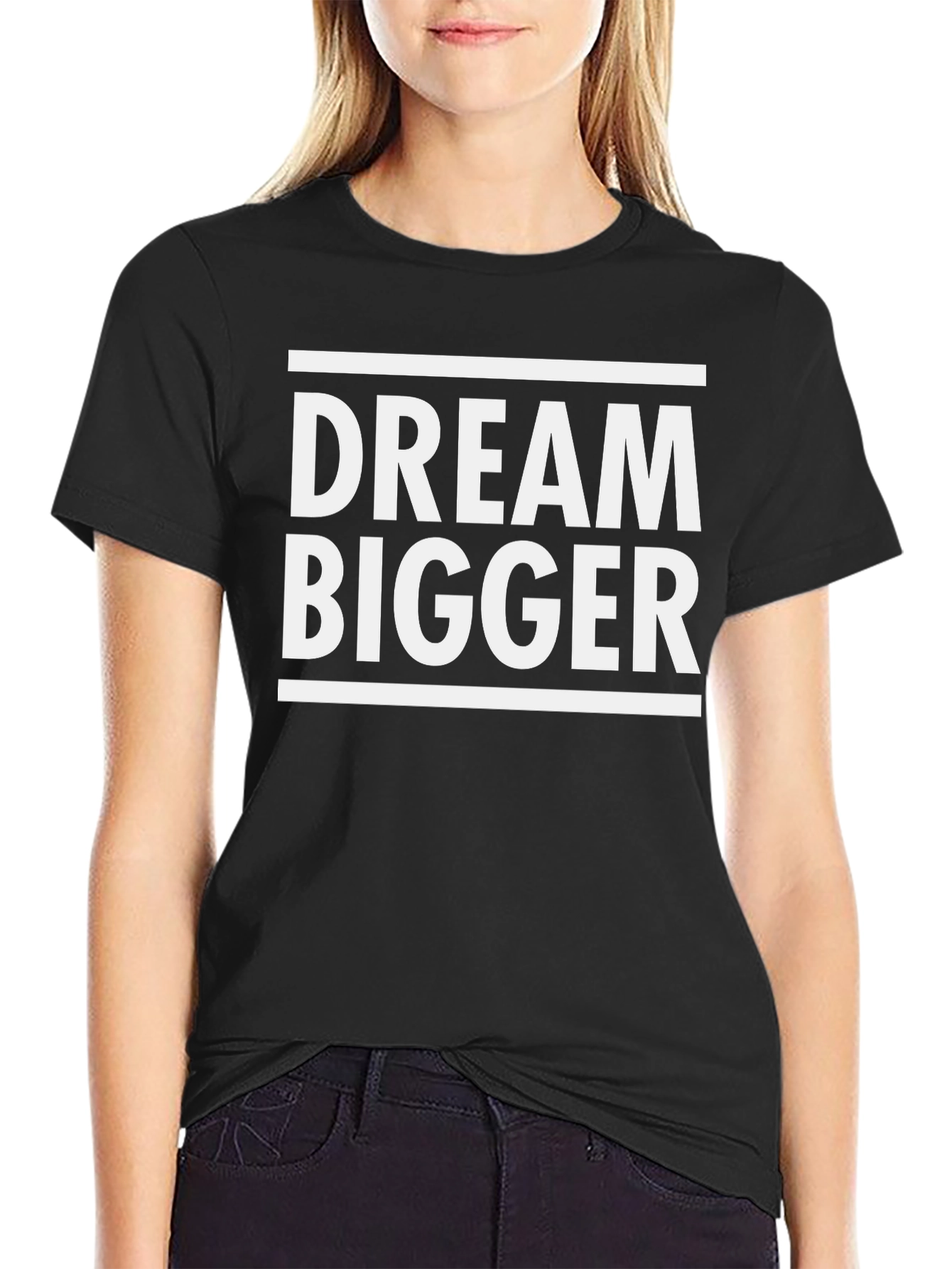 Dream Bigger Graphic Tee - Motivational T-Shirt