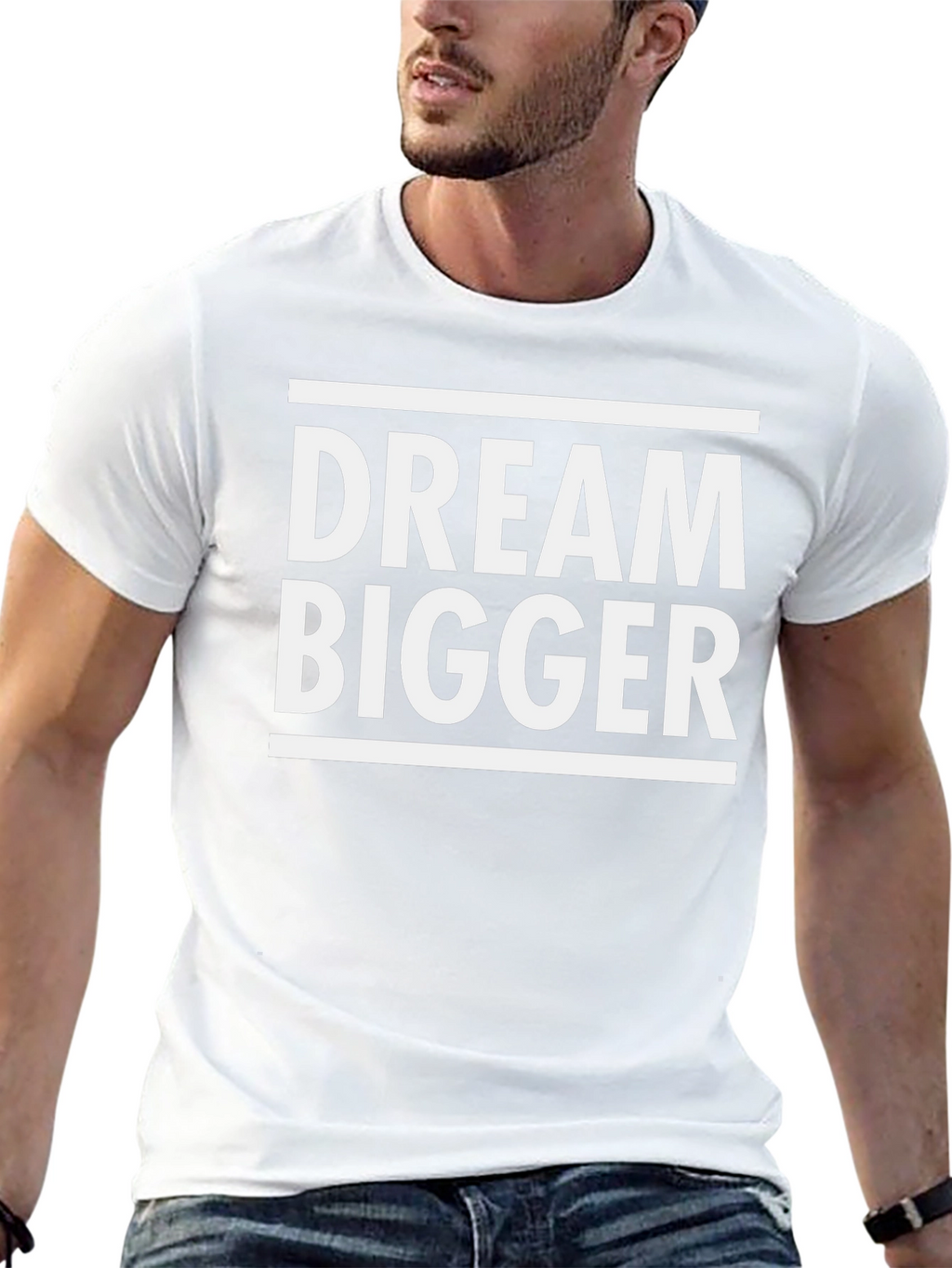 Dream Bigger Graphic Tee - Motivational T-Shirt