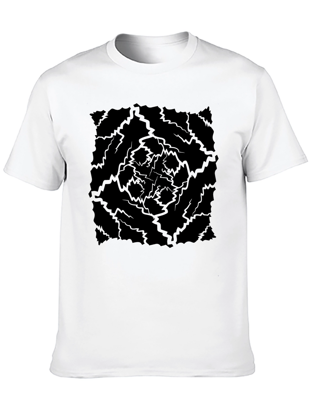 Abstract Lightning Bolt T-Shirt - Mens Graphic Tee