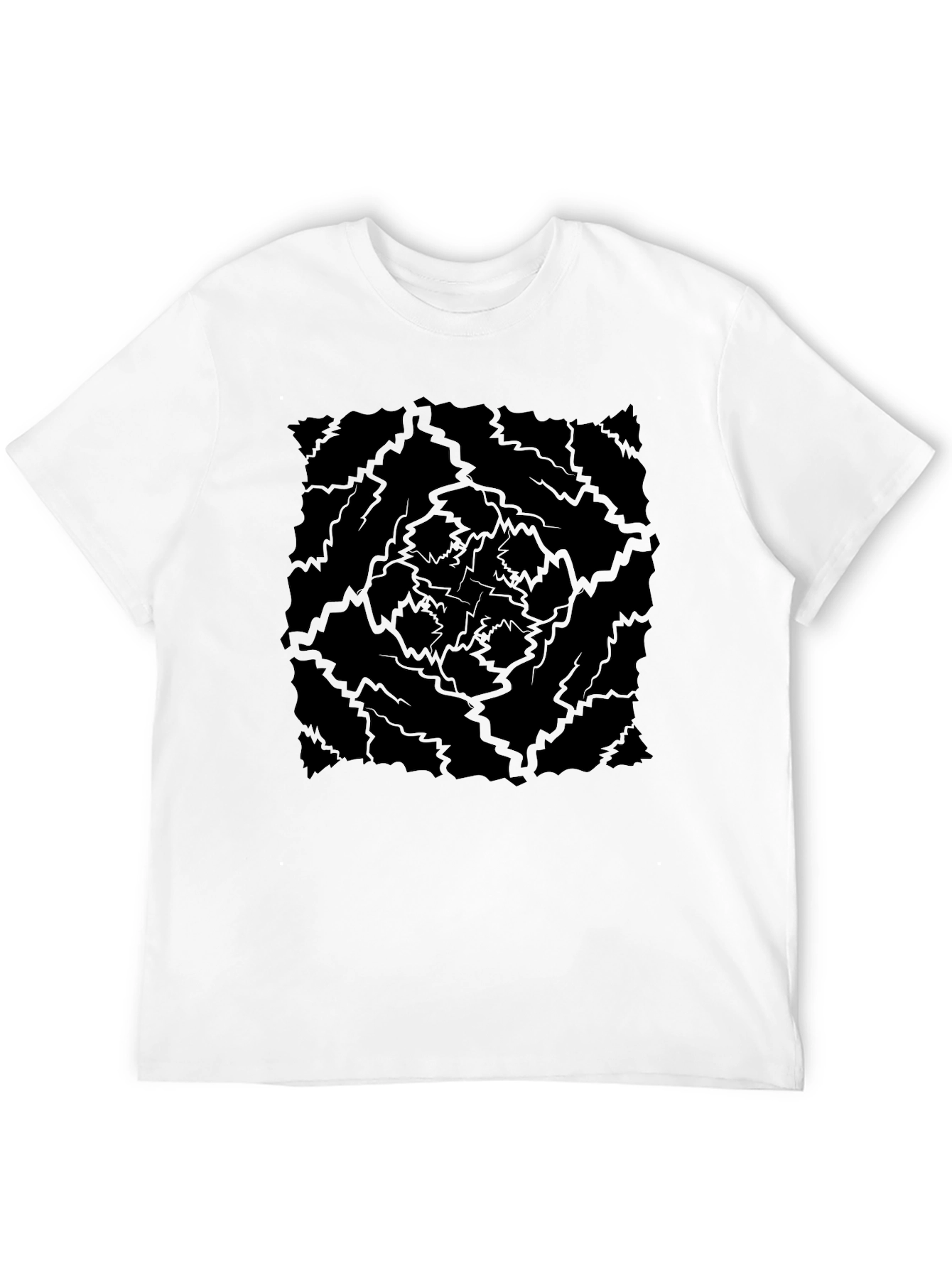 Abstract Lightning Bolt T-Shirt - Mens Graphic Tee