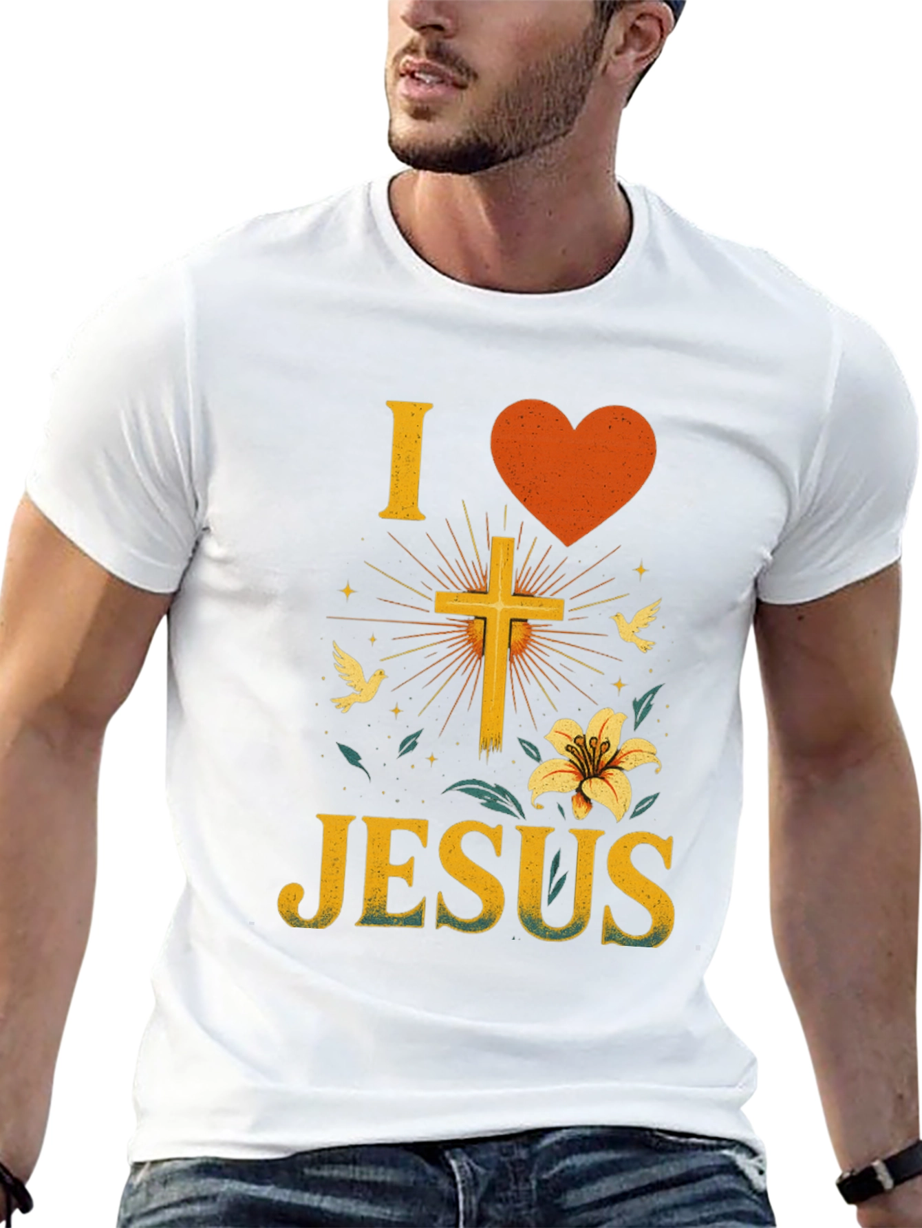 I Love Jesus Graphic T-Shirt