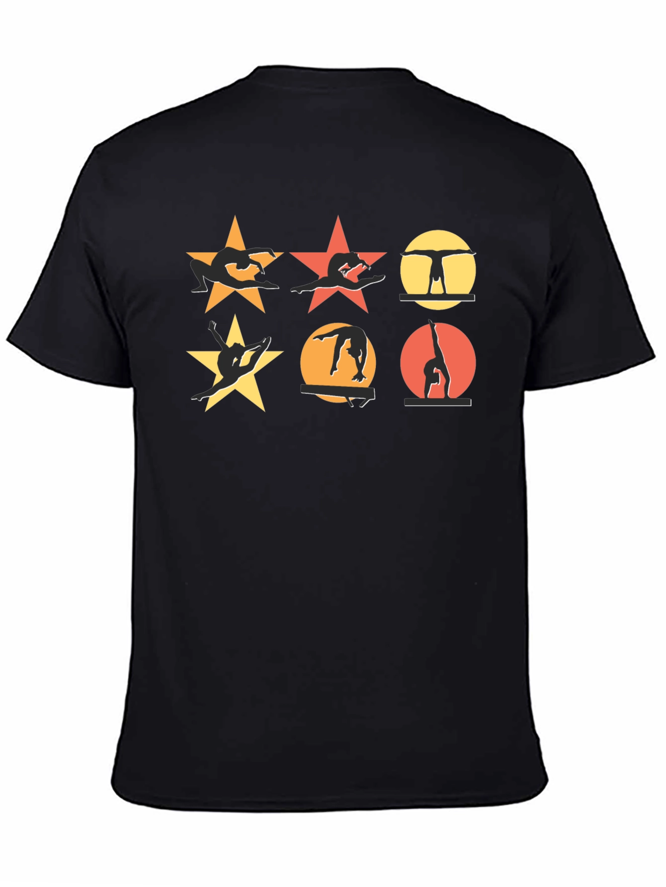 Gymnastics Silhouette T-Shirt - Stars & Handstands