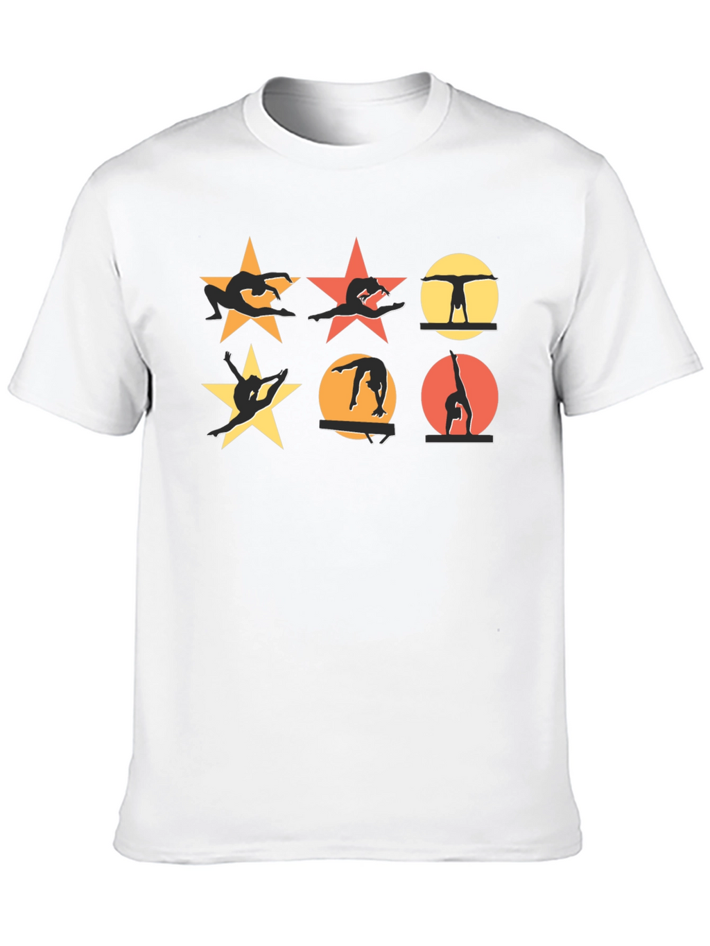 Gymnastics Silhouette T-Shirt - Stars & Handstands
