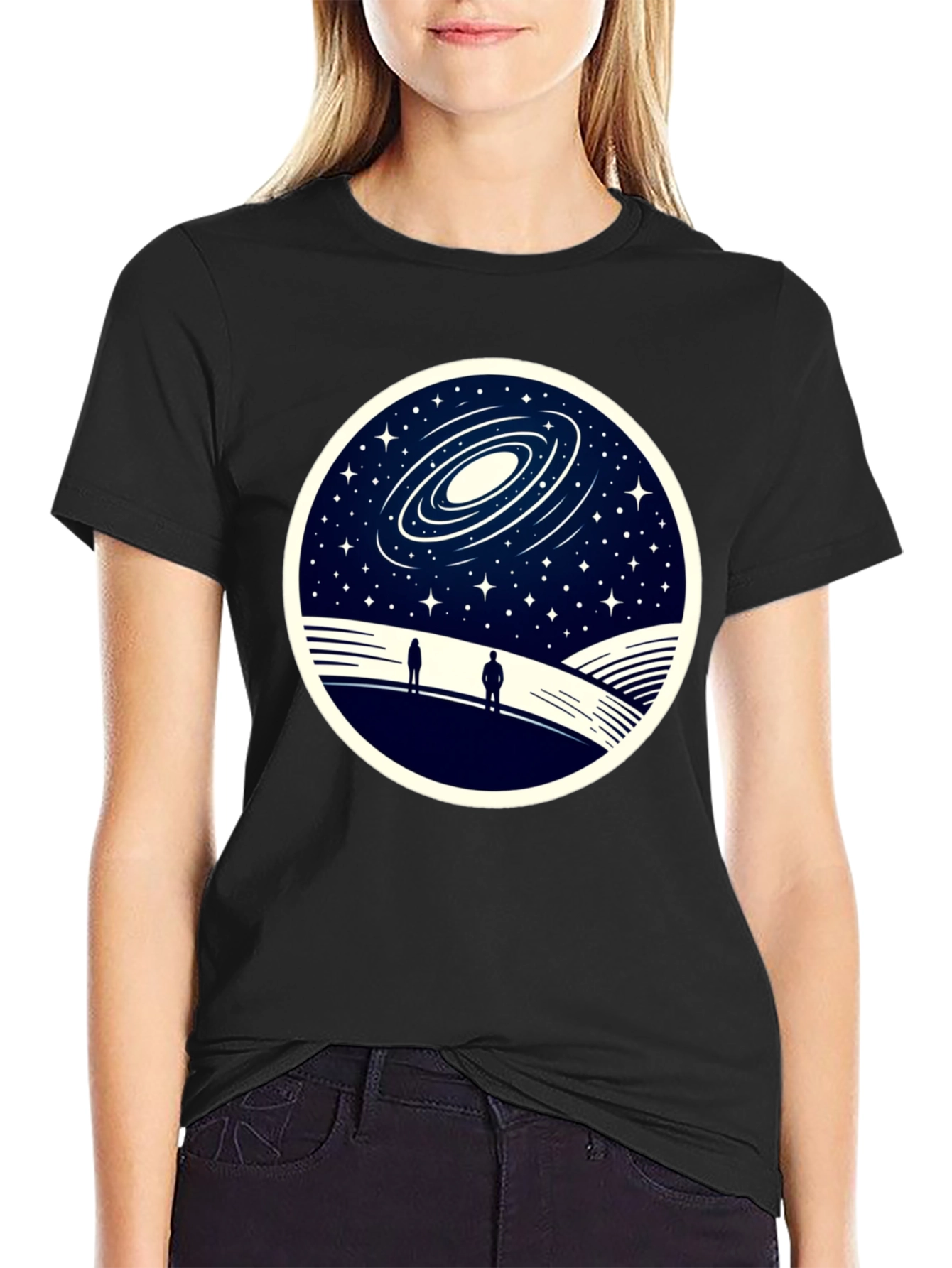 Galaxy Stargazer T-Shirt - Unique Space Design