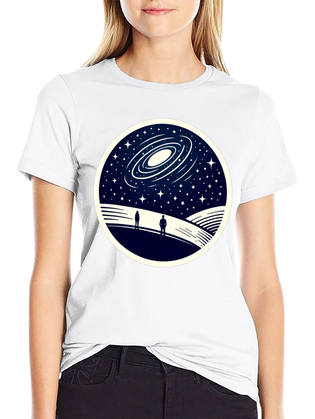 Galaxy Stargazer T-Shirt - Unique Space Design