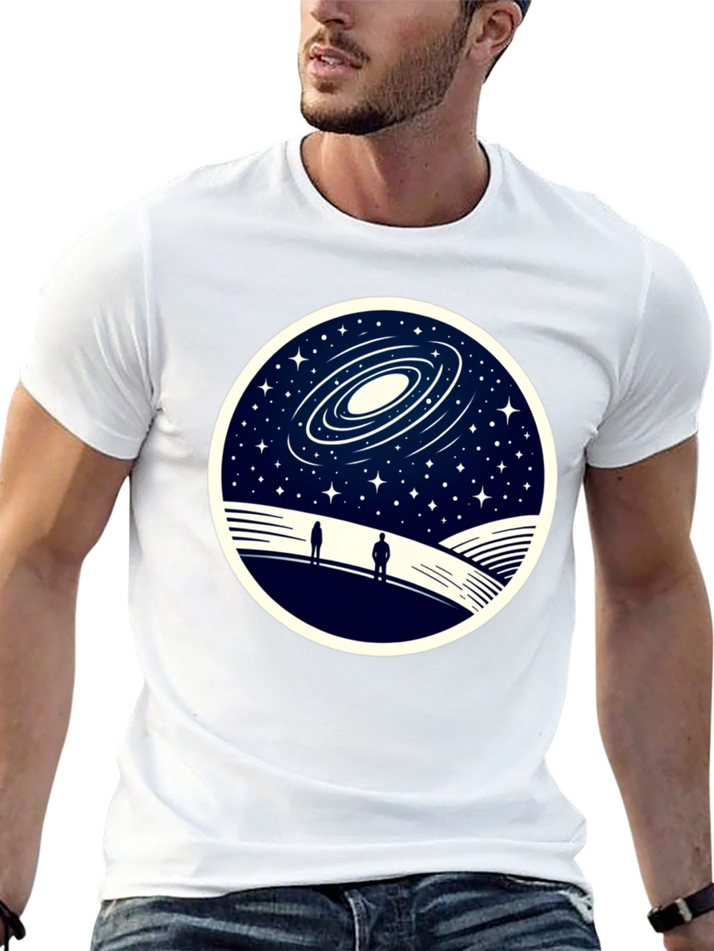 Galaxy Stargazer T-Shirt - Unique Space Design