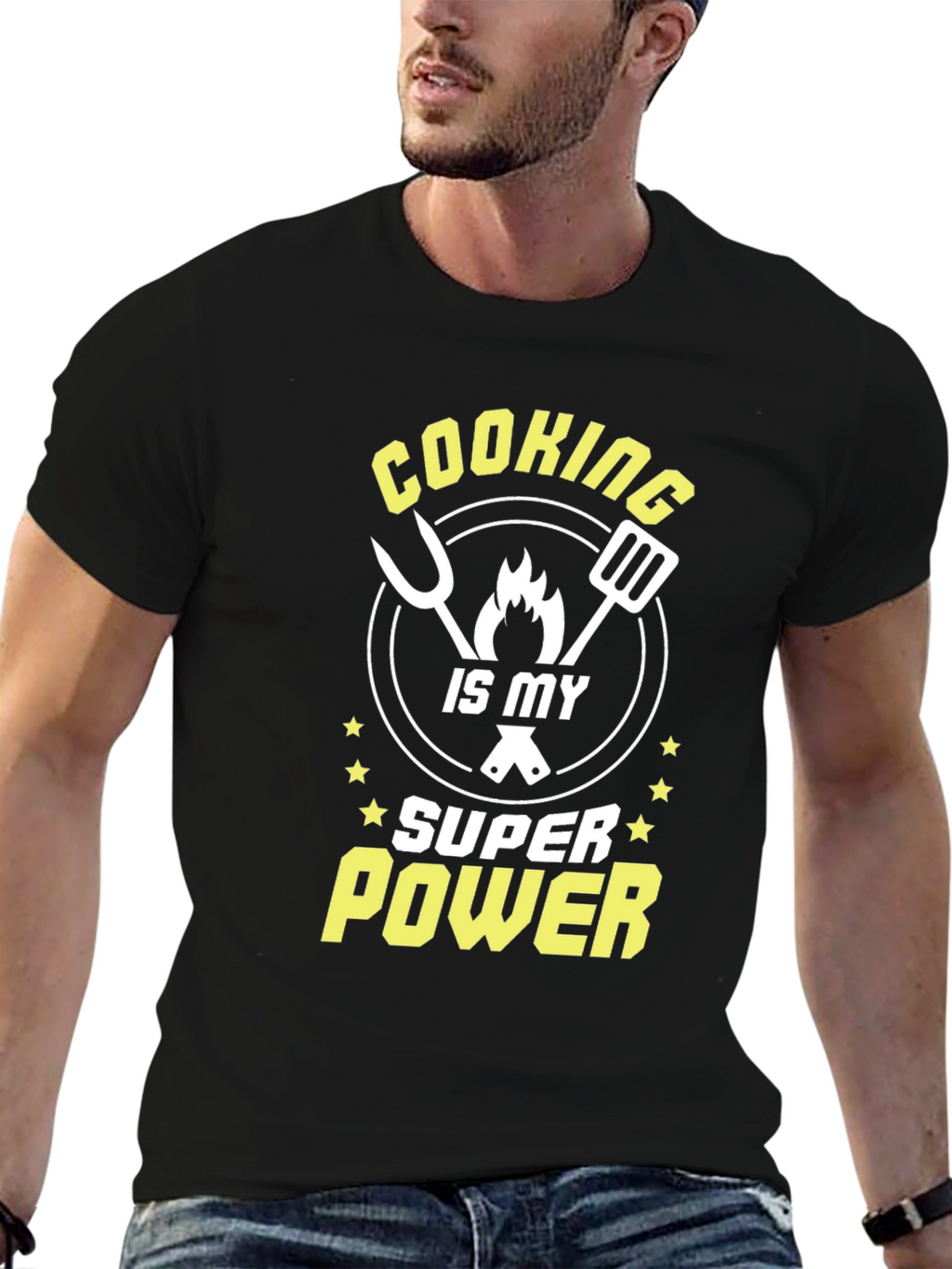 Cooking is My Superpower Graphic T-Shirt