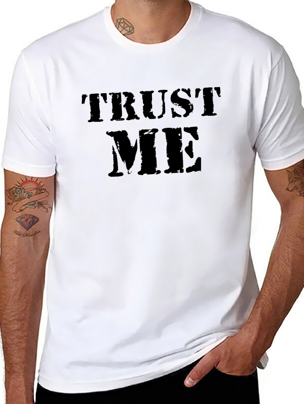 Trust Me Graphic T-Shirt - Classic Black Tee