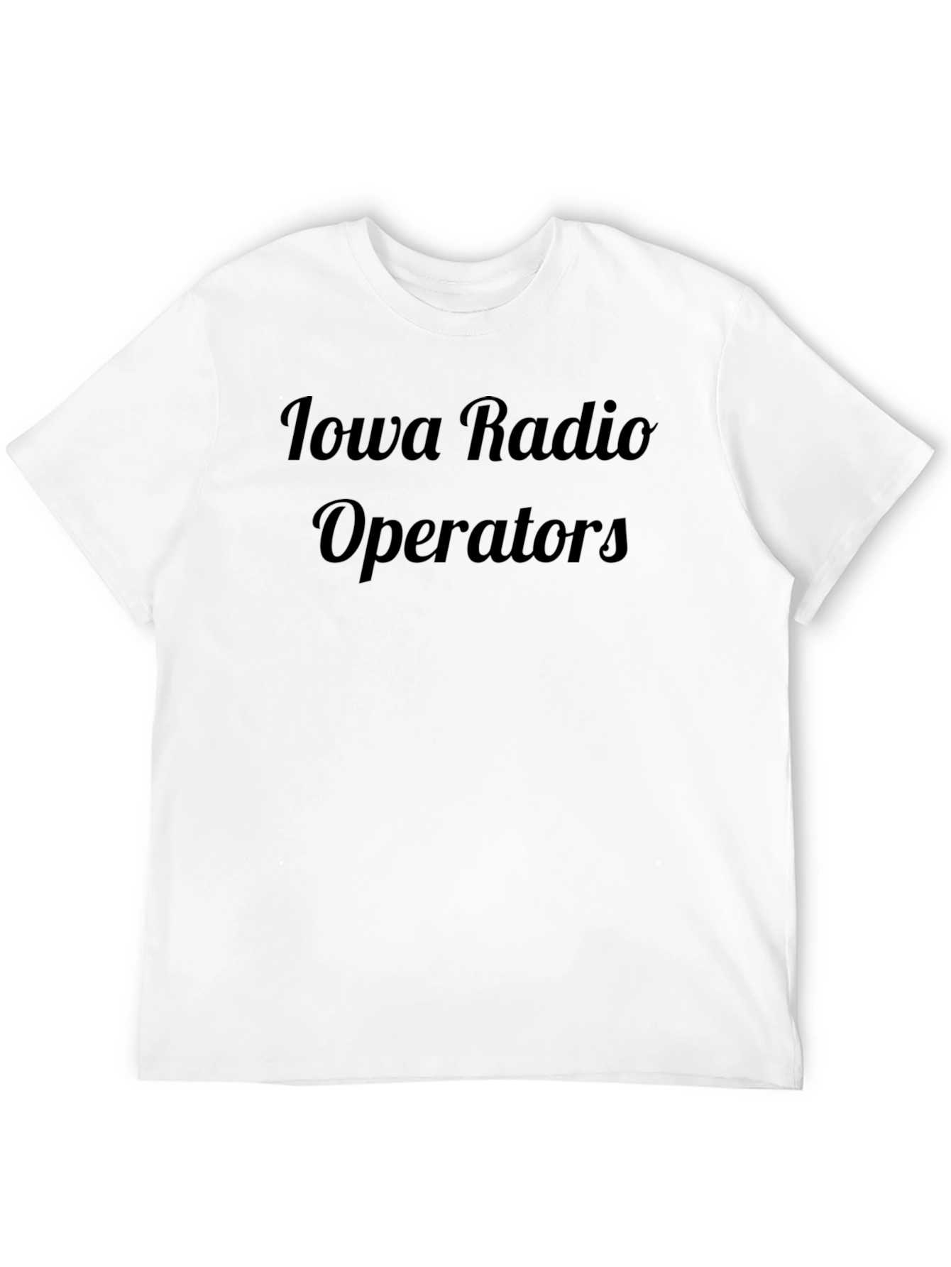 Iowa Radio Operators Black T-Shirt