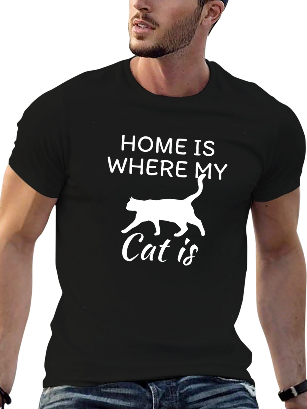 Home Is Where My Cat Is - Graphic Tee