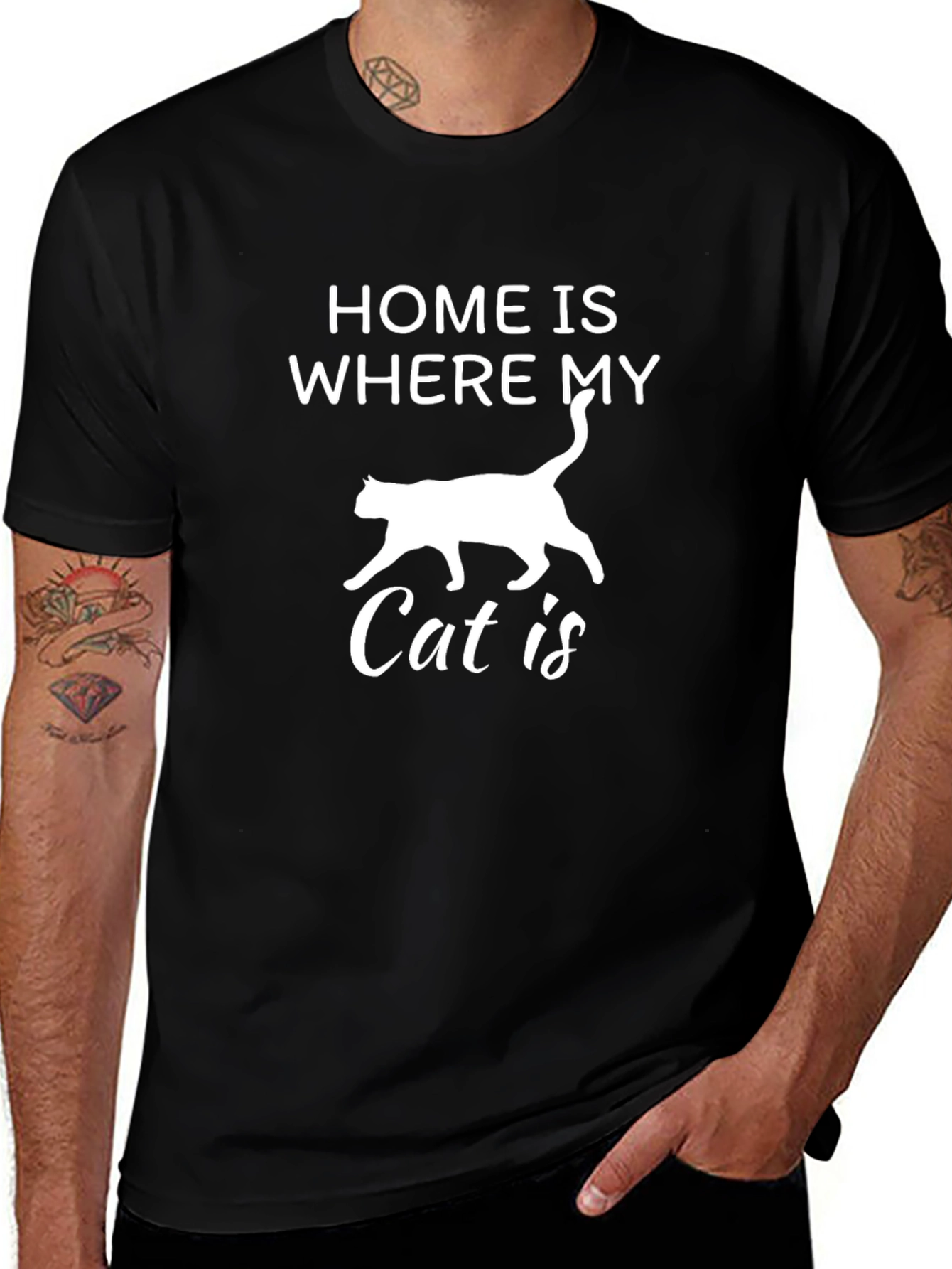 Home Is Where My Cat Is - Graphic Tee