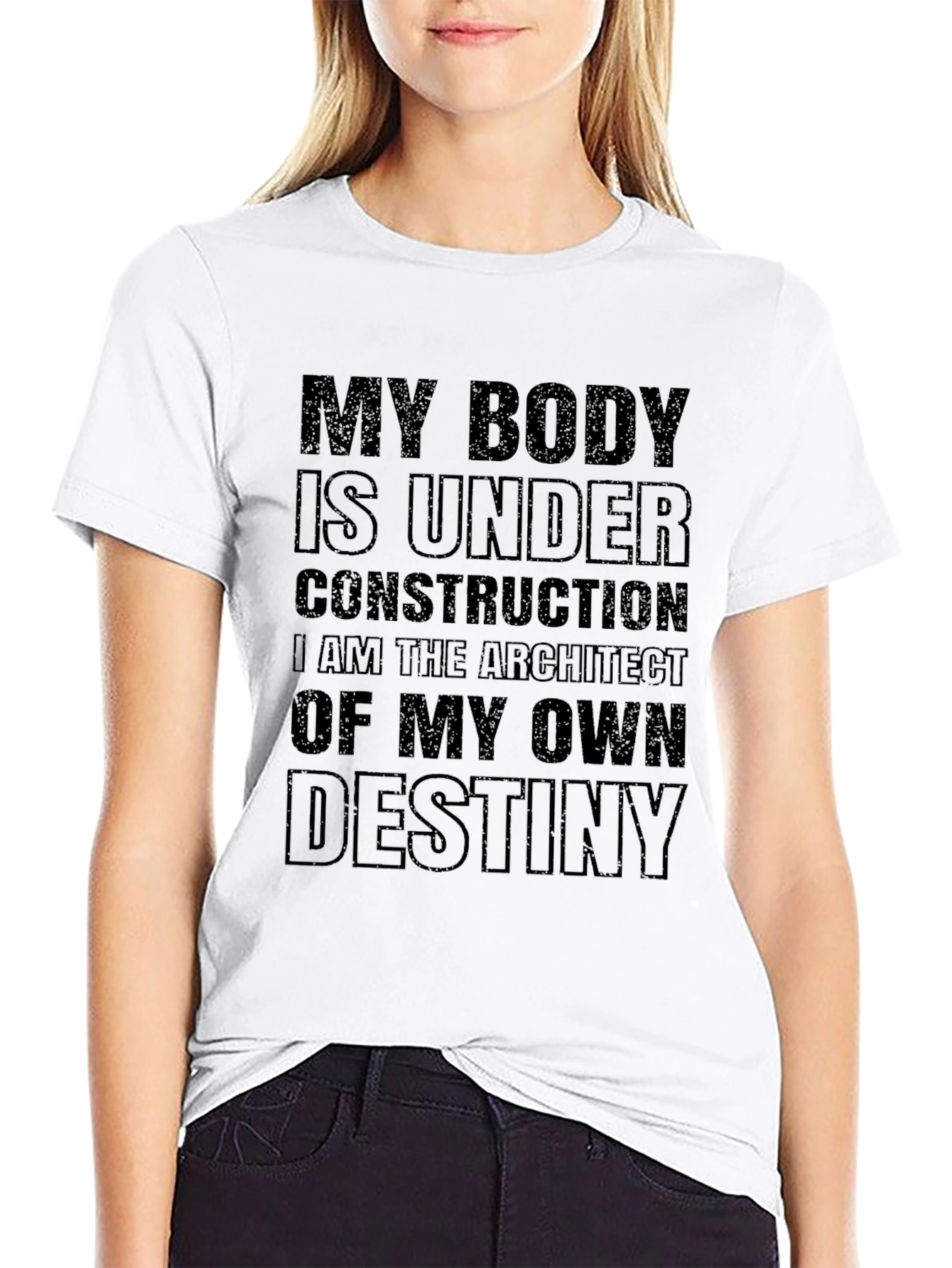 Motivational T-Shirt - Under Construction Destiny