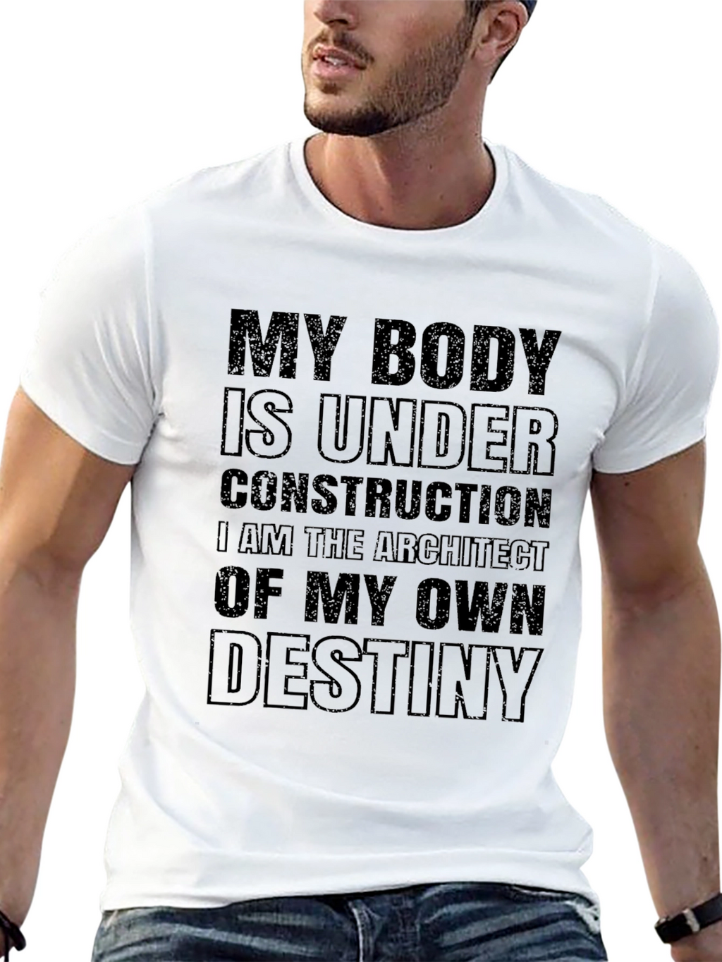 Motivational T-Shirt - Under Construction Destiny