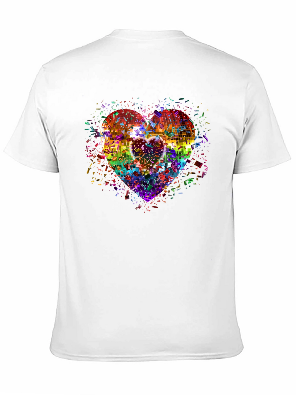 Rainbow Heart Disco T-Shirt