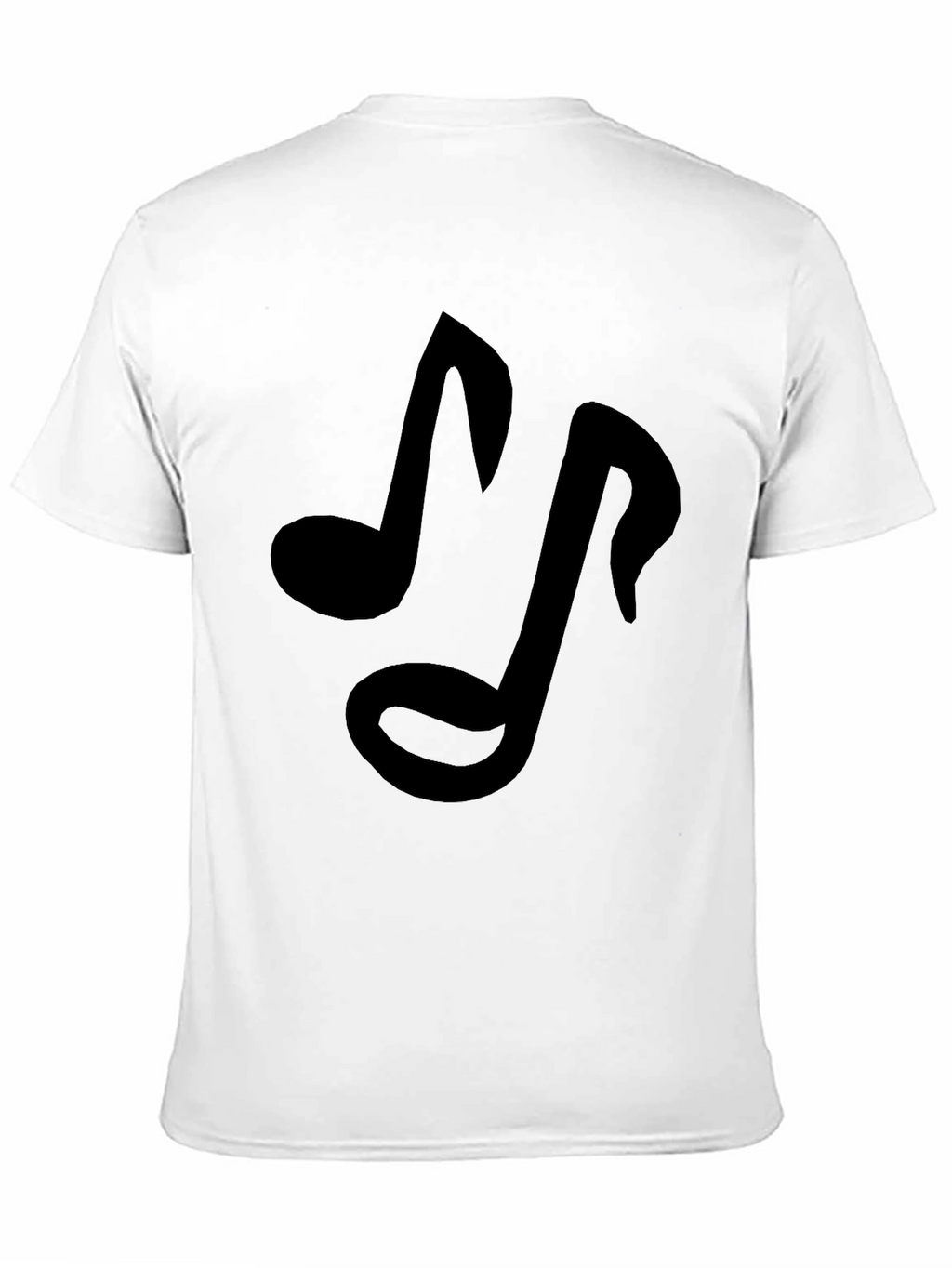 Musical Note Black T-Shirt