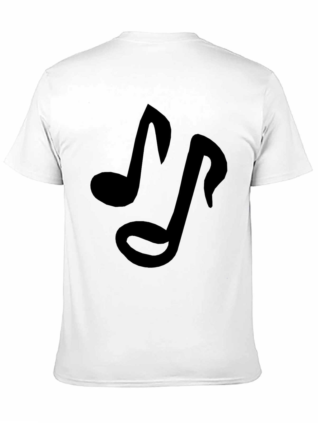 Musical Note Black T-Shirt