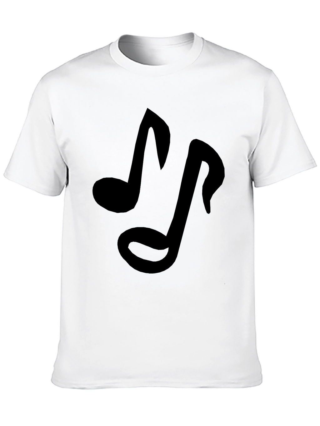 Musical Note Black T-Shirt
