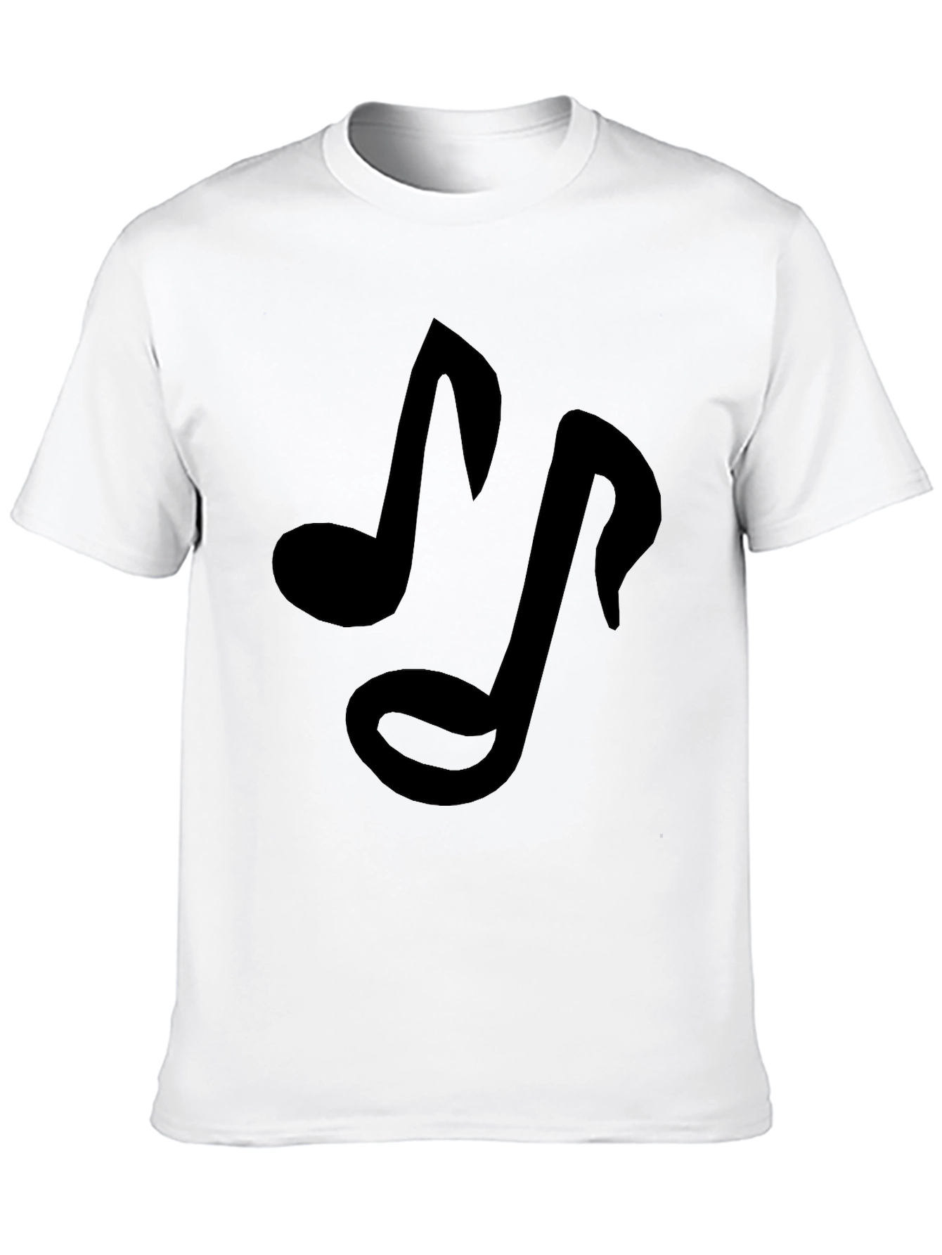 Musical Note Black T-Shirt