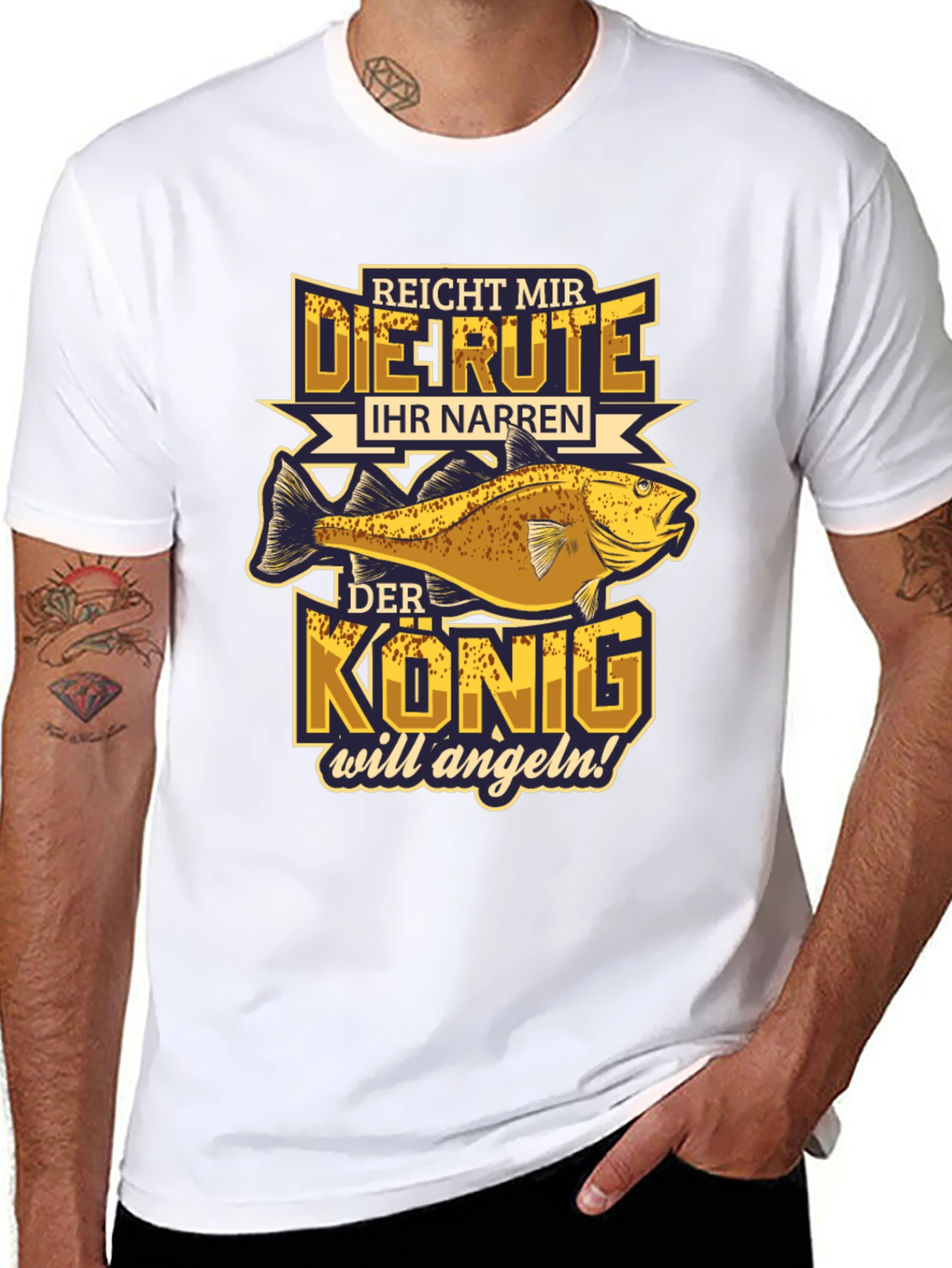 King Fishing Graphic T-Shirt