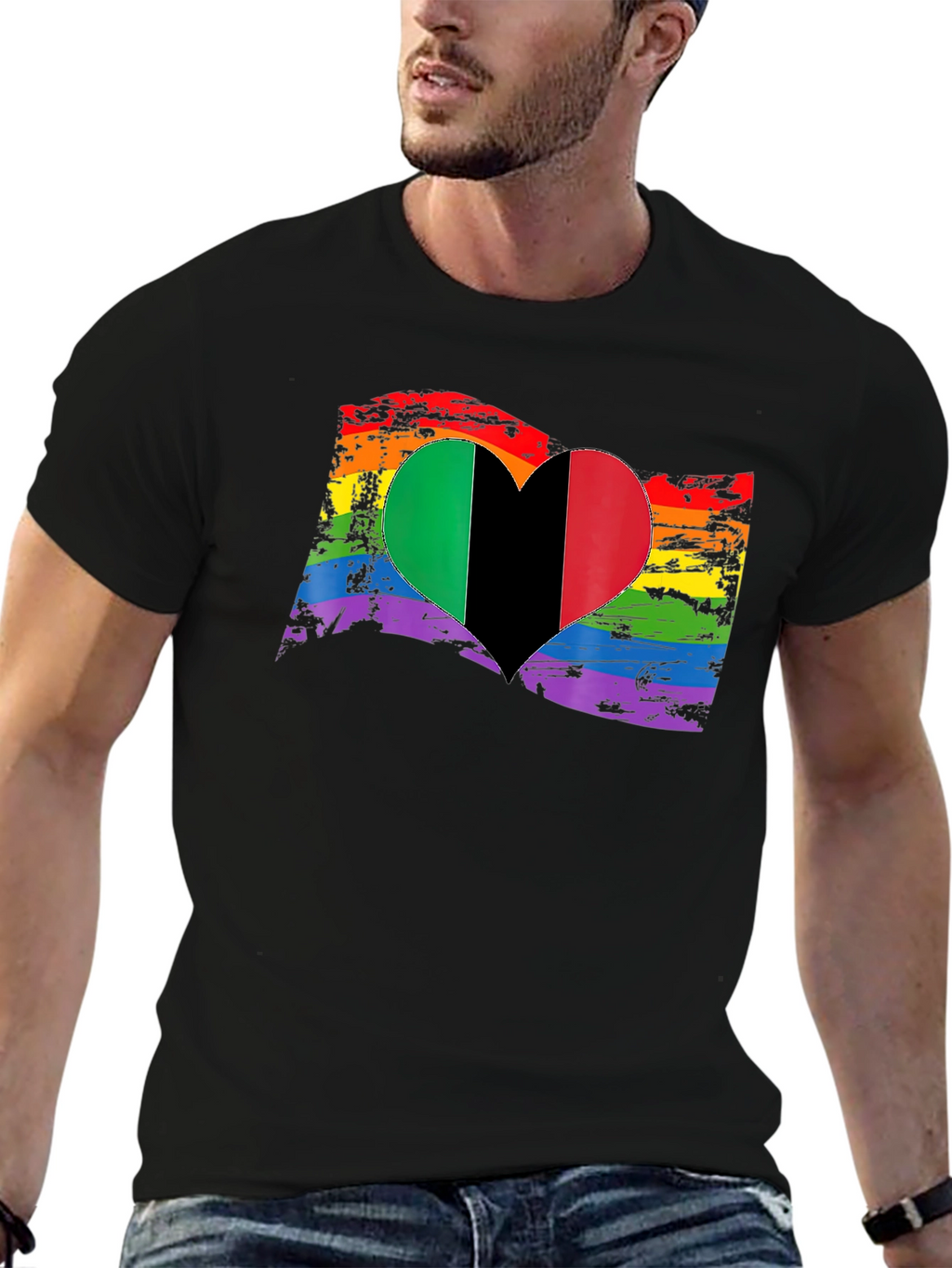 Pride Italy Heart T-Shirt