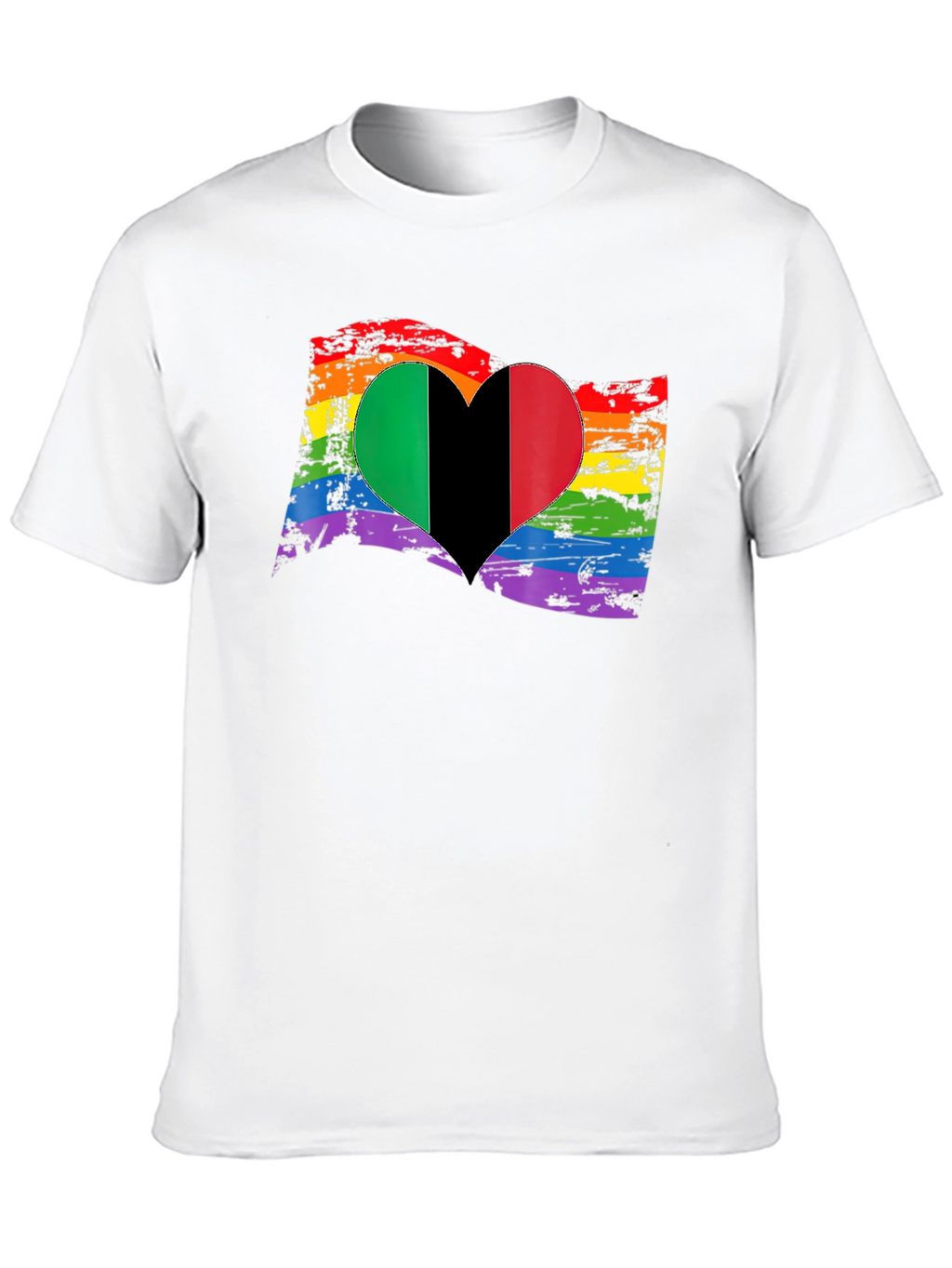 Pride Italy Heart T-Shirt