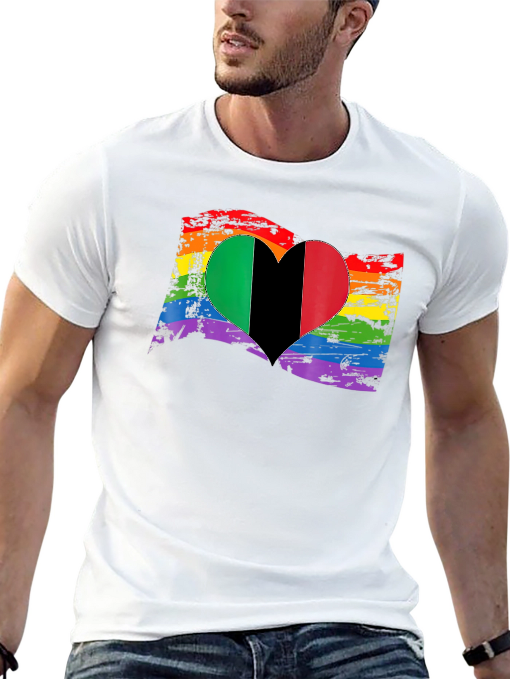 Pride Italy Heart T-Shirt