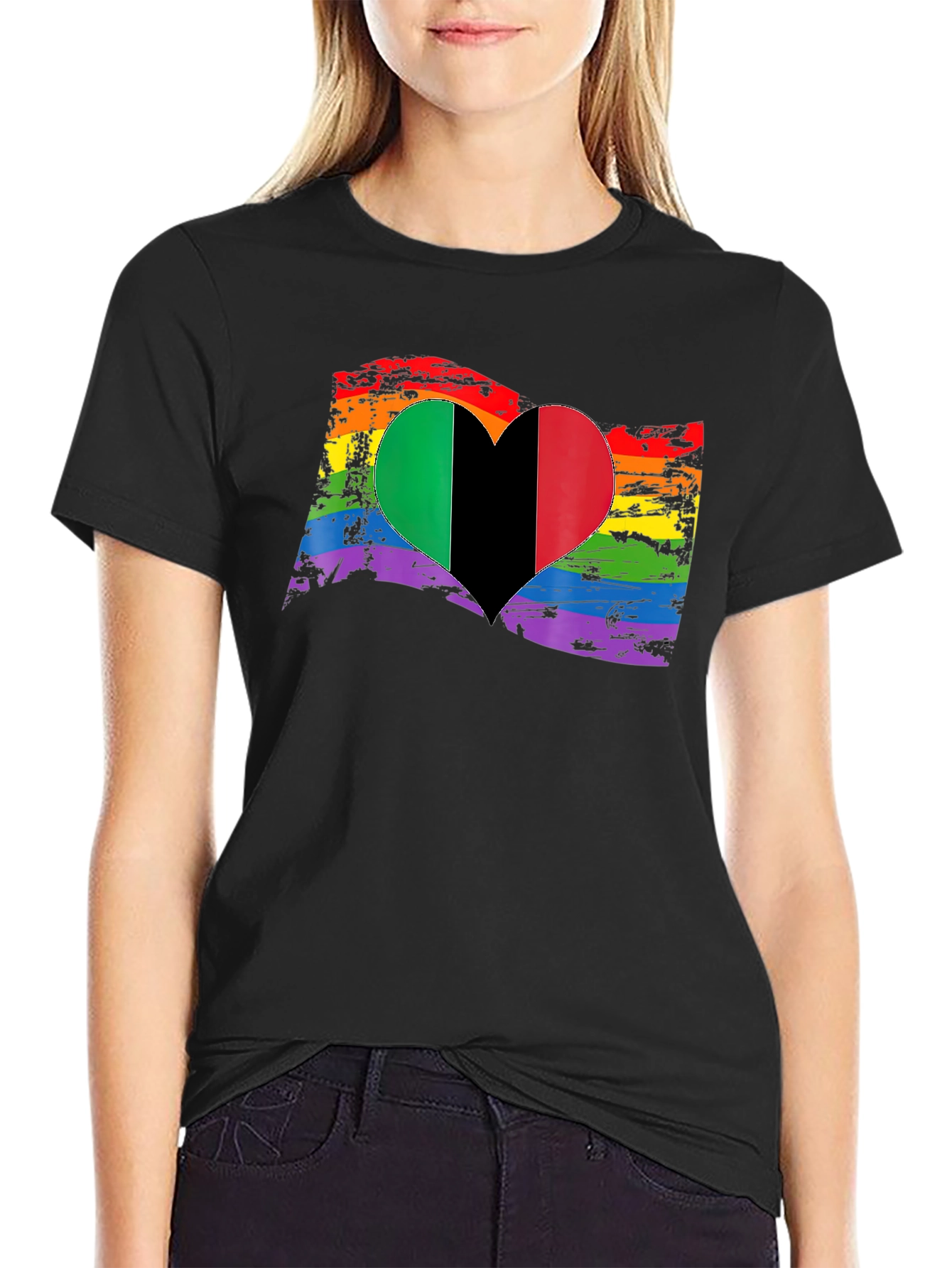 Pride Italy Heart T-Shirt