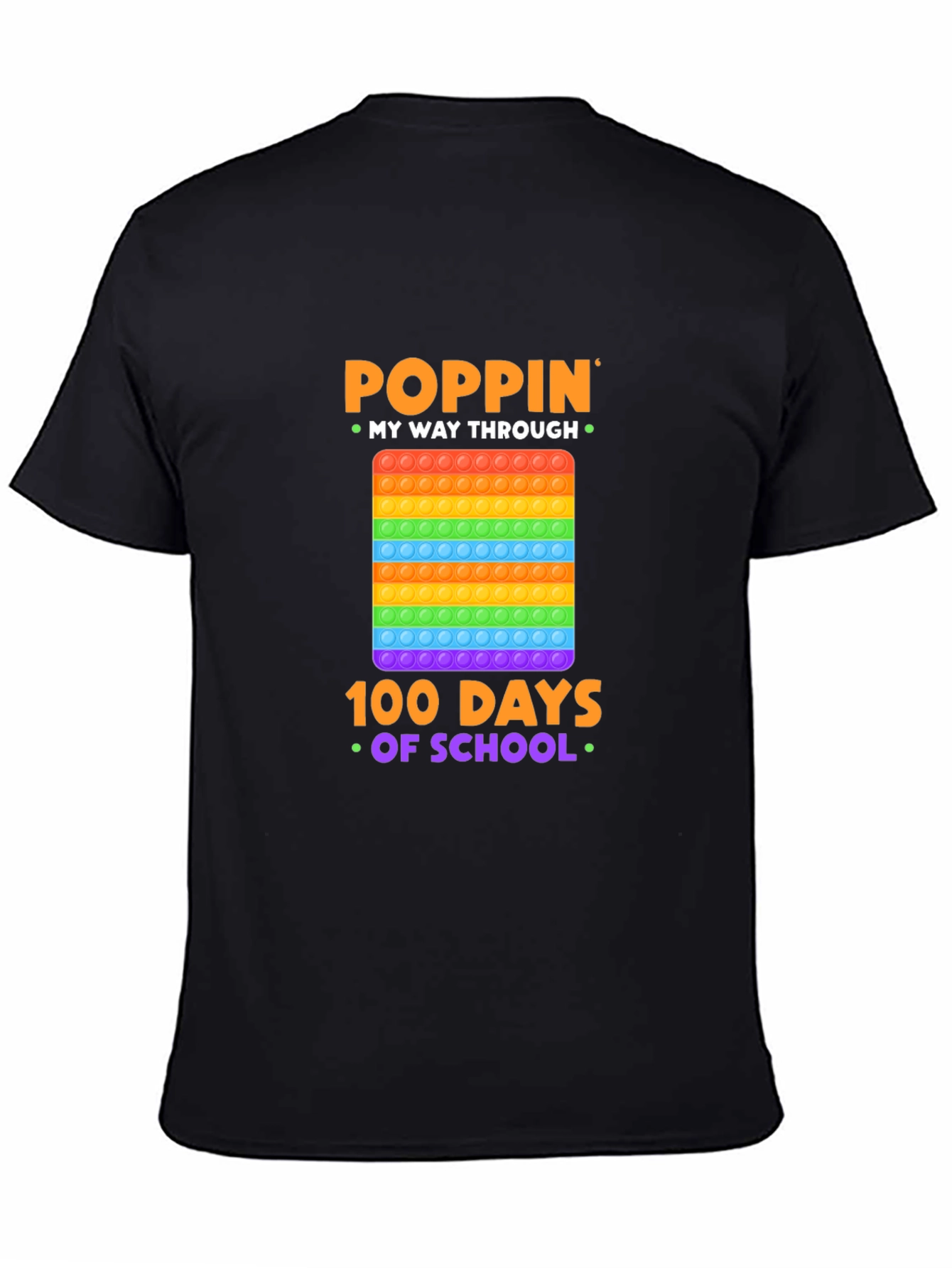 Poppin My Way Through 100 Days of School T-Shirt