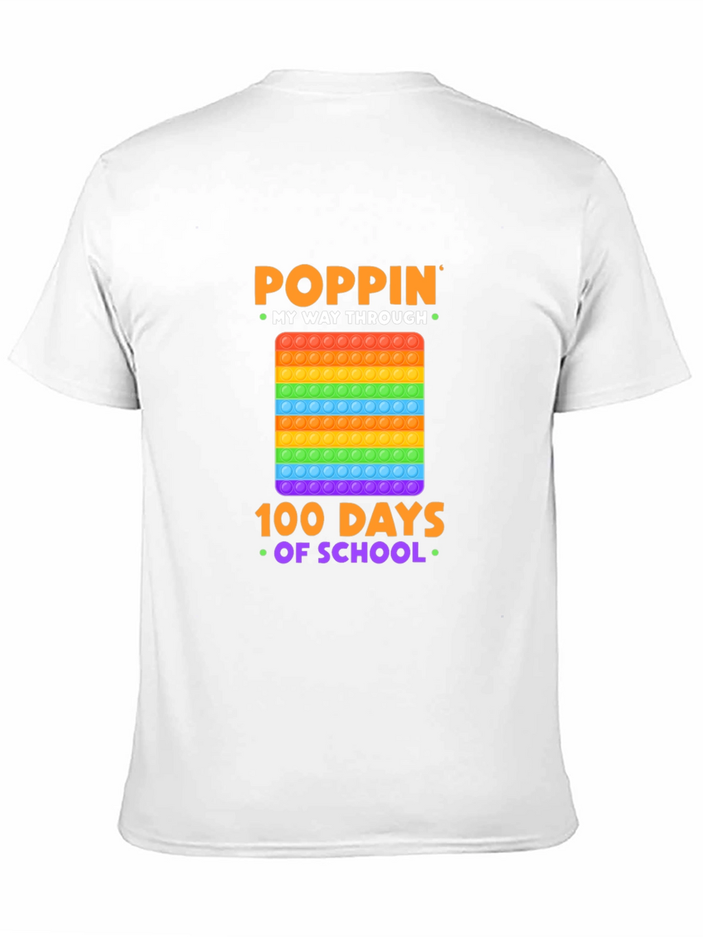 Poppin My Way Through 100 Days of School T-Shirt