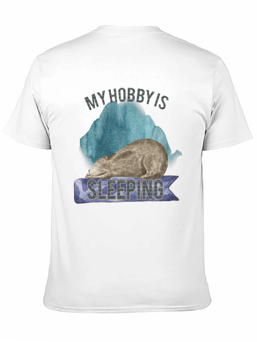My Hobby is Sleeping Bear Graphic T-Shirt