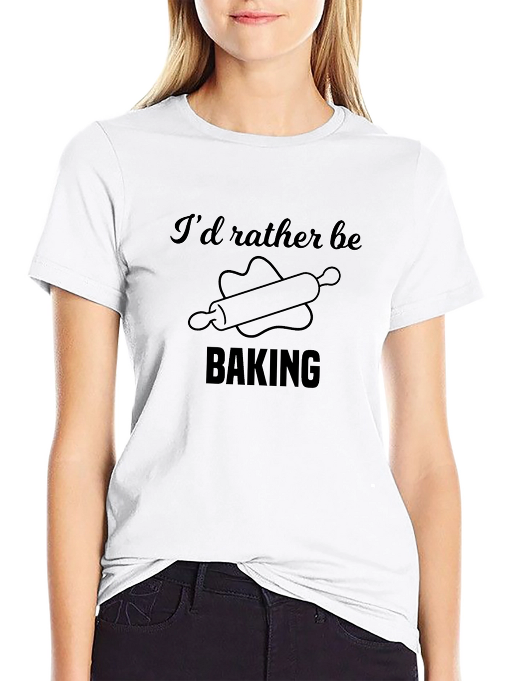 Id Rather Be Baking T-Shirt